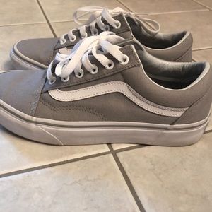vans old skool gray shoes